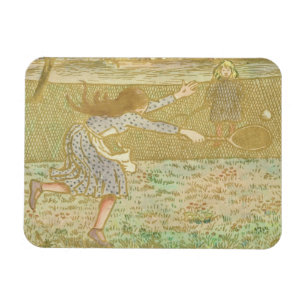 Íman As meninas de Camille Pissarro que jogam o