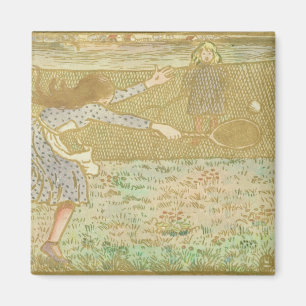 Íman As meninas de Camille Pissarro   que jogam o