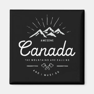 Íman As montanhas do Canadá estão chamando de "Eu pre