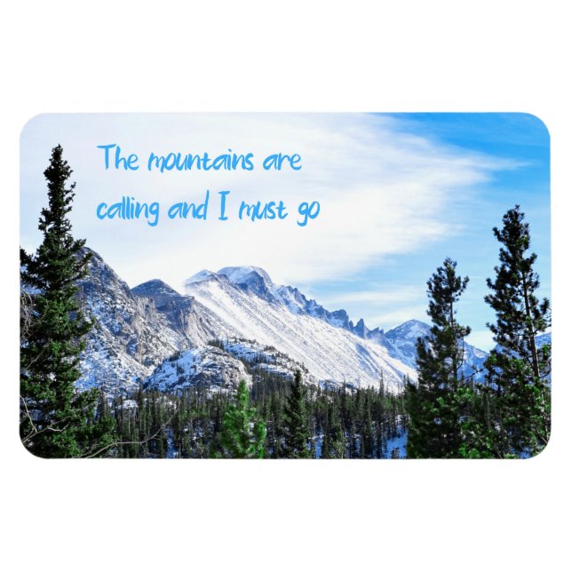 Íman As Montanhas Estão Ligando E Eu Preciso Ir (Horizontal)