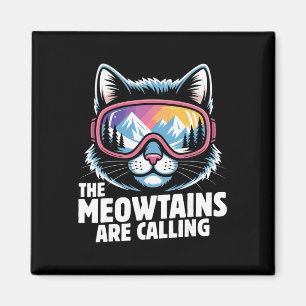 Íman As Montanhas Meow Estão Chamando Piadas de Esqui H