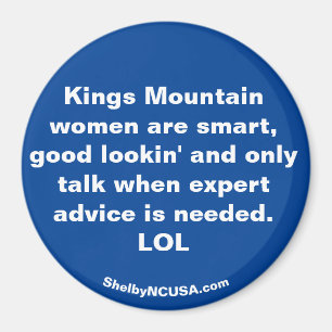 Íman As mulheres de Kings Mountain são...