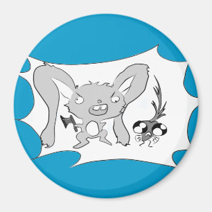 Íman As necessidades do coelho comem o ímã