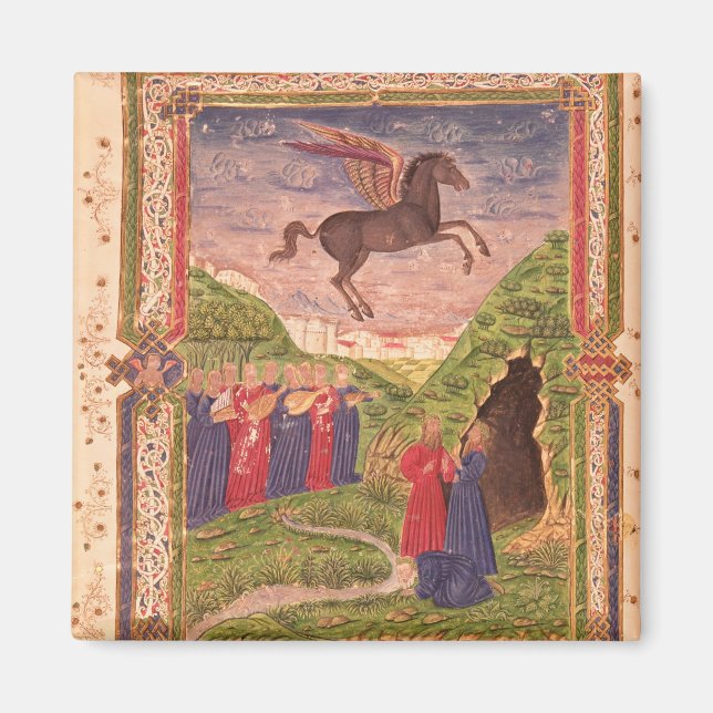 Íman As nove musas de jogo (Frente)