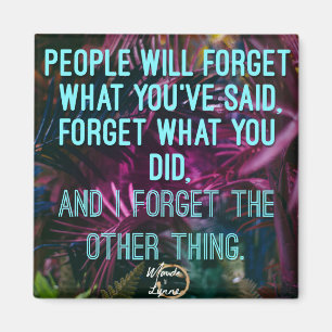 Íman As Pessoas esquecerão o ímã