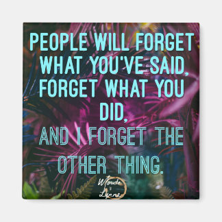 Íman As pessoas esquecerão o ímã