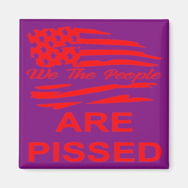 Íman As Pessoas Estão Piscadas #USAPatriotGraphics © (Frente)