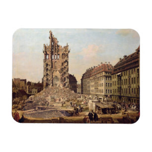 Íman As ruínas do Kreuzkirche velho, Dresden