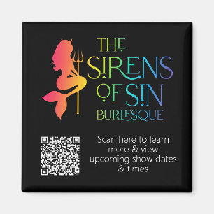 Íman As Sirens do Magnete Arco-Íris Sin - Com QR