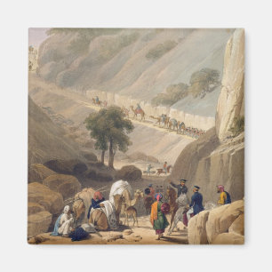 Íman As tropas que emergem da parte estreita do De