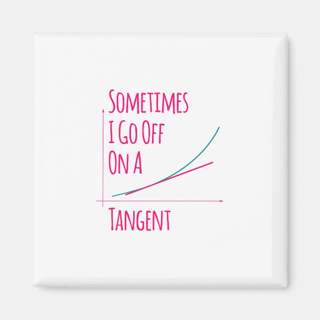 Íman Às vezes, eu saio em um professor de matemática ir (Frente)