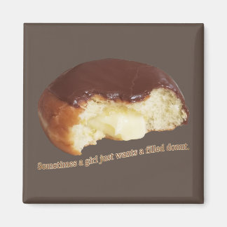 Íman Às vezes uma garota só quer uma rosquinha cheia