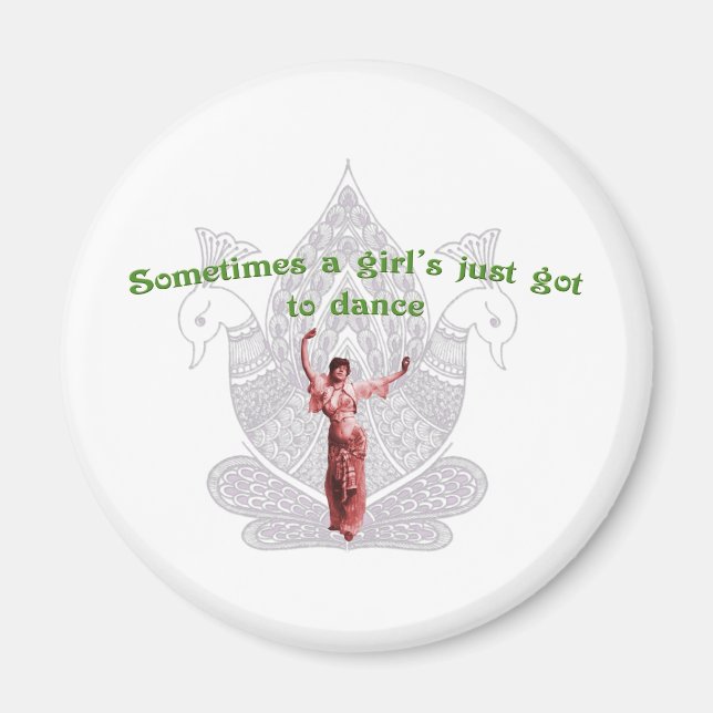 Íman Às vezes uma garota só tem que dançar (Frente)