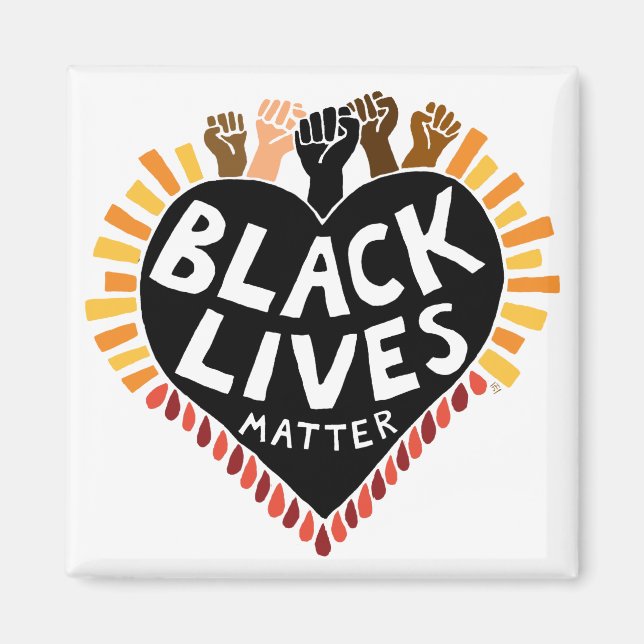 Íman As Vidas Negras são importantes (Frente)