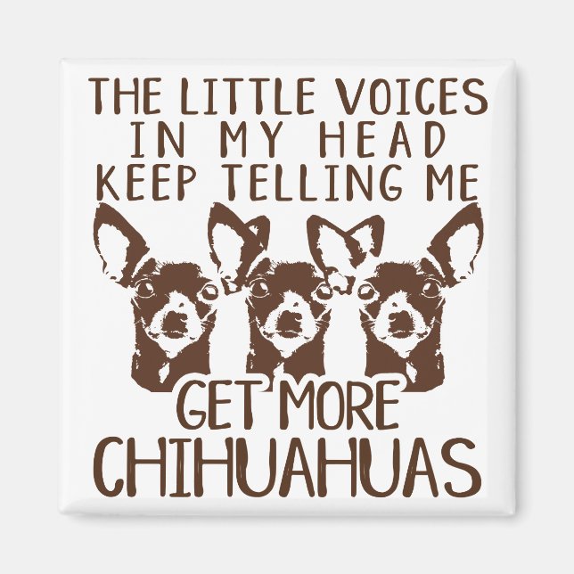Íman As vozes de Littles obtêm mais chihuahuas (Frente)