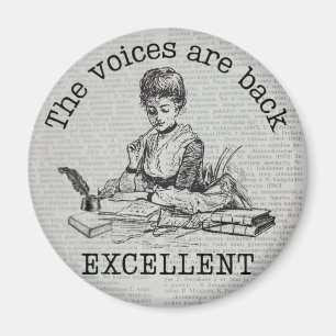 Íman As vozes na minha cabeça estão de volta...excelent