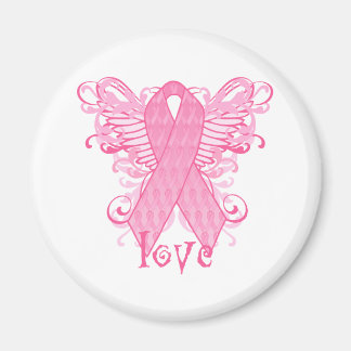 Íman Asas de Amor com Fita Rosa