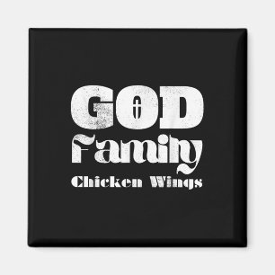 Íman Asas de Frango da Família de Deus Cristão Jesus Ac