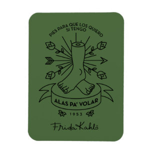 Íman Asas de Frida Kahlo   a voar