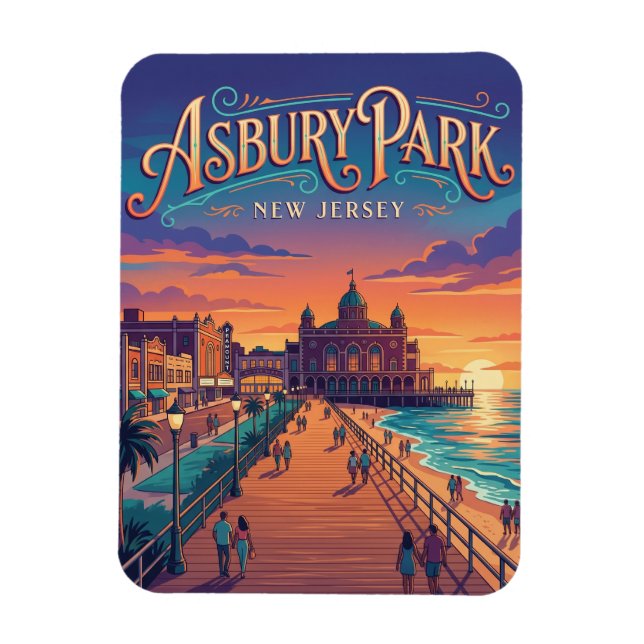 Íman Asbury Park Nova Jérsei (Vertical)