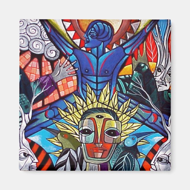 Íman Ascensão Azul por Gregory Gallo (Frente)