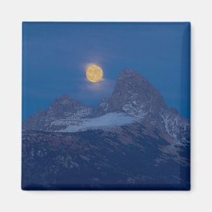 Íman Ascensão de Lua Completa   Grand Teton Driggs, Ida