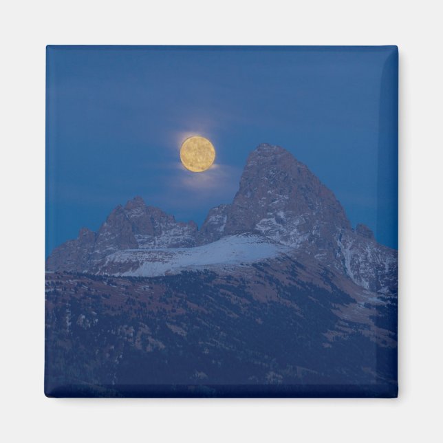 Íman Ascensão de Lua Completa | Grand Teton Driggs, Ida (Frente)