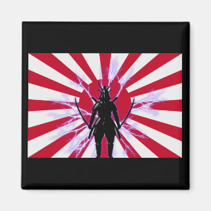 Íman Ascensão e Sinalizador Japonês Sun Samurai Warrior