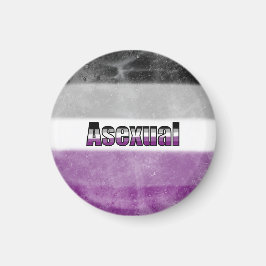 Íman Asexual pride flag magnet