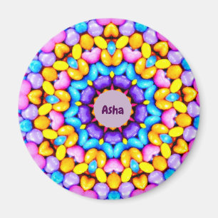 Íman ASHA ~ Padrão personalizado de Páscoa ~ Fractal