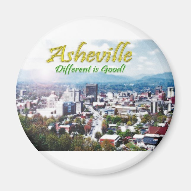 Íman Asheville... diferente é bom! (Frente)