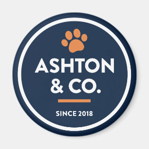 Íman Ashton & Co. K9 Academia 2c Paw Dark