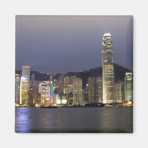 Íman Ásia, China, Hong Kong, paisagem urbana e 2