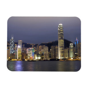 Íman Ásia, China, Hong Kong, paisagem urbana e 2