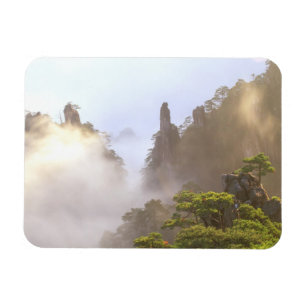 Íman Ásia, China, Huanshan. O Monte Amarelo em