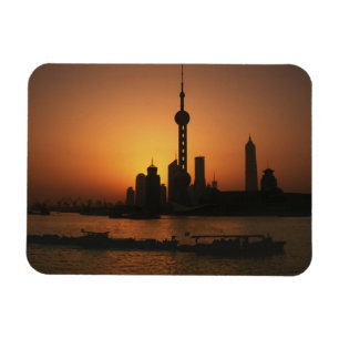 Íman ÁSIA, China, Xangai Vista da TV Oriental Pearl
