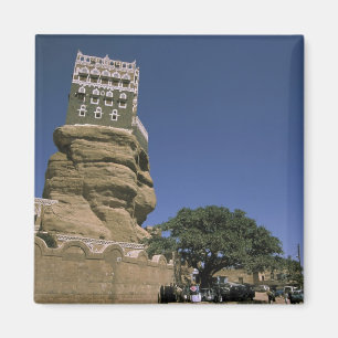 Íman Ásia, Iémen, Wadi Dhar. Rock Palace ou Dar Al