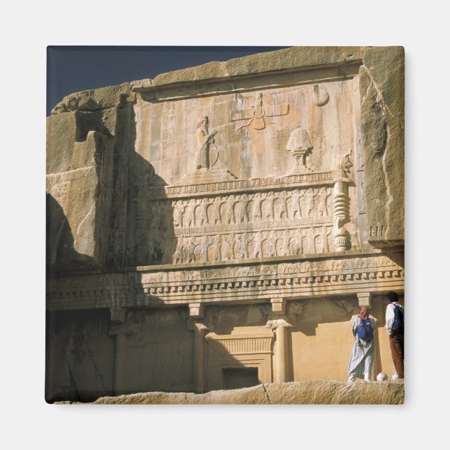 Íman Ásia, Irã, Persepolis.Túmulo de Dario, o Grande. (Frente)