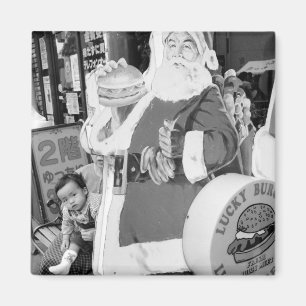 Íman Ásia, Japão, Hakodate. Papai Noel no Japão