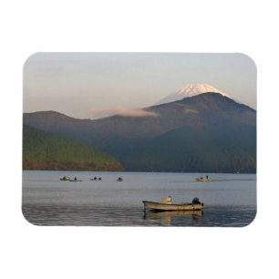 Íman Ásia, Japão, Hakone. Vista do início da manhã do M