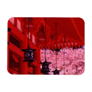 Íman Ásia, Japão, Quioto, santuário Heian na primavera.