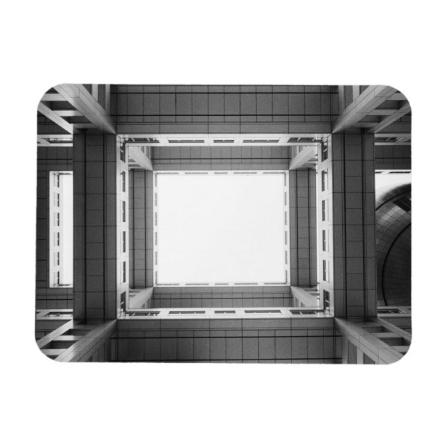 Íman Ásia, Japão, Tóquio. Edifício Fuji TV, olhando (Horizontal)