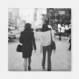 Íman Ásia, Japão, Tóquio. Mulheres jovens no Ginza.