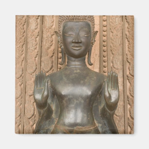 Íman Ásia, Laos, Vientiane, Buda de bronze em Hawn