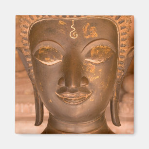 Íman Ásia, Laos, Vientiane, Escultura em bronze no Wat