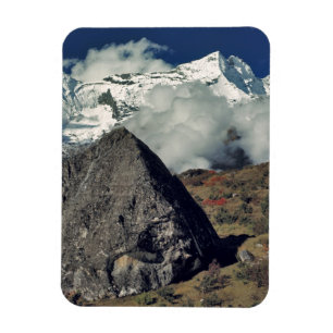 Íman Ásia, Nepal, Parque Nacional Sagarmatha. Uma oraçã