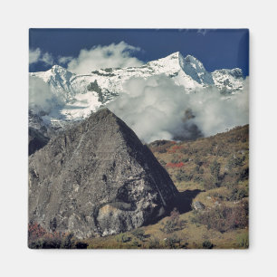 Íman Ásia, Nepal, Parque Nacional Sagarmatha. Uma oraçã