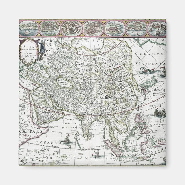 Íman Asia noviter delata, 1617 (Frente)