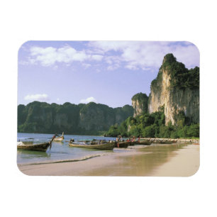 Íman Ásia, Tailândia, Krabi. Praia de West Railay, long