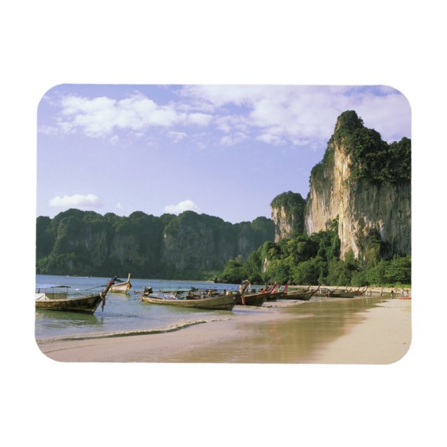 Íman Ásia, Tailândia, Krabi. Praia de West Railay, long (Horizontal)